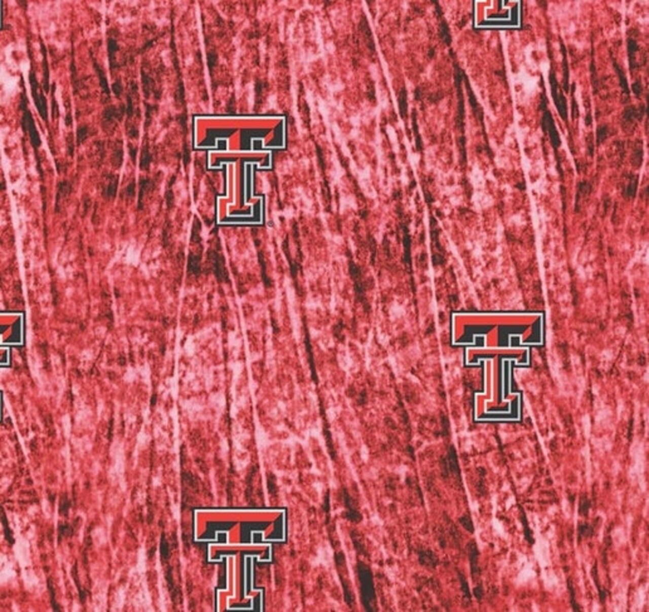 Licensed NCAA Texas Tech University Tie Dye TT-1117 Cotton Fabric by the Yard